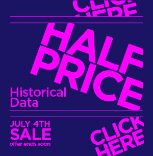 HALF Price Historical Data